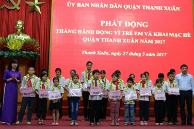 Quận Thanh Xuân phát động Tháng hành động vì trẻ em
