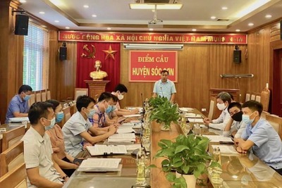 Huyện Sóc Sơn tập huấn trực tuyến công tác phòng, chống thiên tai năm 2021