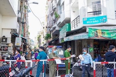 TP Hồ Chí Minh: Phong tỏa một con hẻm vì phát hiện ca nghi mắc Covid-19 mới