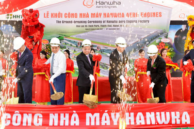 Khởi công xây nhà máy sản xuất linh kiện máy bay hơn 4.500 tỷ đồng tại Hà Nội
