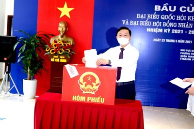 Quận Thanh Xuân có 178.538 cử tri bỏ phiếu, đạt tỷ lệ 99,62%