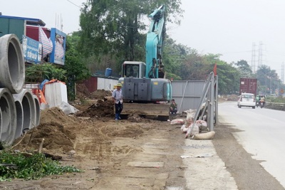 Thường Tín gấp rút hoàn thành dự án mở rộng Quốc lộ 1A