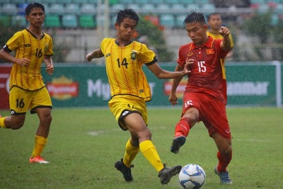 U18 Đông Nam Á : Thắng đậm U18 Brunei, U18 Việt Nam tạm chiếm ngôi đầu bảng B