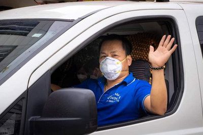 Lái xe từ Bắc Giang vào Đồng Tháp “chia lửa” chống dịch Covid-19