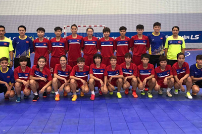 Tuyển Futsal nữ Quốc gia lên đường tập huấn tại Nhật Bản
