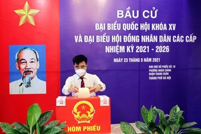 Quận Thanh Xuân bầu đủ 35 đại biểu HĐND quận khóa VI, nhiệm kỳ 2021-2026