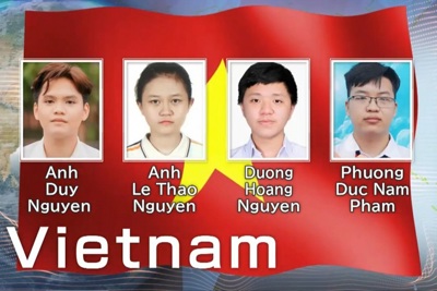 Học sinh Việt Nam giành 4 Huy chương Olympic Hóa học quốc tế 2021