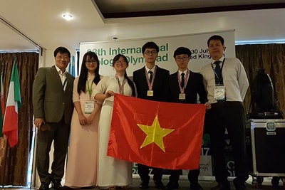 Việt Nam giành huy chương vàng Olympic Sinh học quốc tế