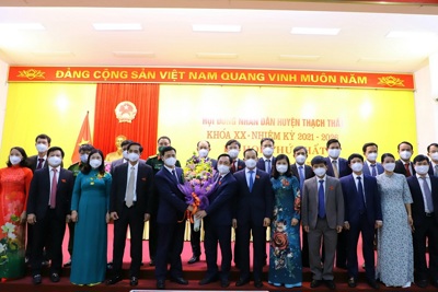 HĐND huyện Thạch Thất tổ chức kỳ họp thứ nhất