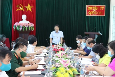 Huyện Quốc Oai tăng cường xây dựng tổ chức cơ sở Đảng trong sạch, vững mạnh