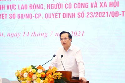 Bộ trưởng Bộ LĐTB&XH Đào Ngọc Dung:  Tập trung hỗ trợ người lao động gói 26.000 tỷ đồng, không để ai bị thiếu đói