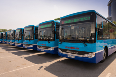 Transerco thay xe buýt mới 2 tuyến buýt