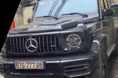 Hà Nội: Phát hiện siêu xe Mercedes G63 mang biển số giả