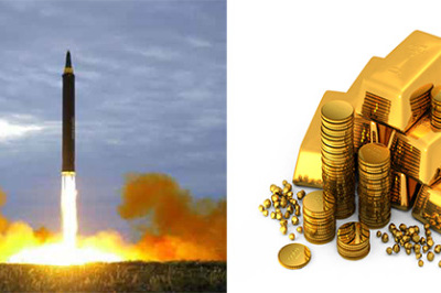 Triều Tiên thử tên lửa, vàng đảo chiều tăng giá