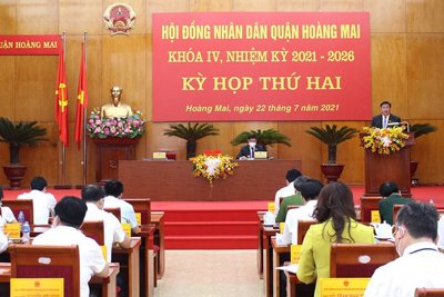HĐND quận Hoàng Mai thông qua 7 nhóm nhiệm vụ và giải pháp trọng tâm 6 tháng cuối năm 2021