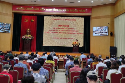 Quận Hoàn Kiếm tập huấn công tác bầu cử đại biểu Quốc hội khóa XV và bầu cử đại biểu HĐND