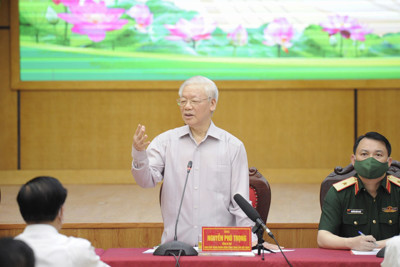 Tổng Bí thư Nguyễn Phú Trọng: Sẽ làm hết sức mình nếu trúng cử Đại biểu Quốc hội khoá XV