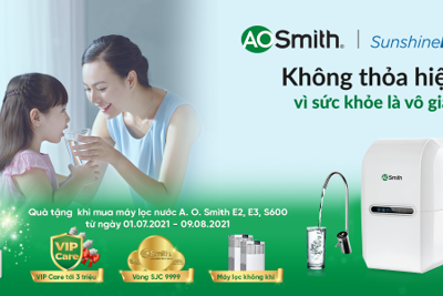 Ưu đãi tháng 7 cùng sự hợp tác của Sunshine Mall và A.O.Smith