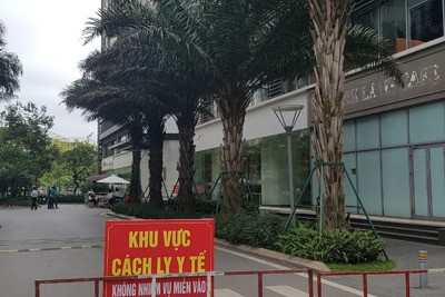 Hà Nội: Phong tỏa tạm thời tòa Park 7 Times City để truy vết liên quan ca mắc Covid-19