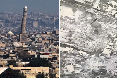 Vụ nổ tung nhà thờ Hồi giáo ở Mosul chứng tỏ IS sắp bị đánh bại?