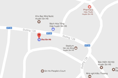 Cháy chợ trung tâm huyện Sìn Hồ, 14 điểm kinh doanh bị thiêu rụi