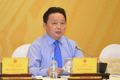 Bộ trưởng Trần Hồng Hà nói gì về việc nhận chìm 1 triệu tấn bùn?