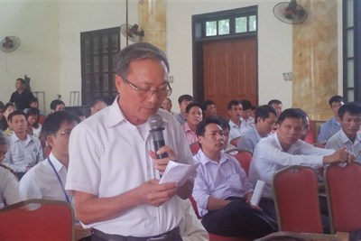 Cử tri huyện Gia Lâm kiến nghị về vấn đề đất đai, giải phóng mặt bằng