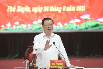 Bí thư Thành ủy Hà Nội Đinh Tiến Dũng: Tận dụng tối đa “thời điểm vàng” để dập dịch