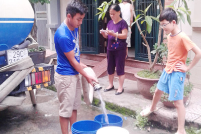 Khu đô thị Đại Kim, quận Hoàng Mai: Sống khổ vì thiếu nước sạch
