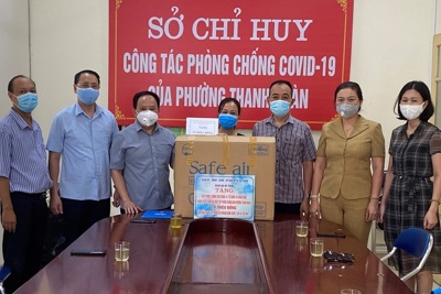 Quận Hai Bà Trưng: Động viên lực lượng làm nhiệm vụ tại Sở chỉ huy phòng chống dịch Covid-19 các phường