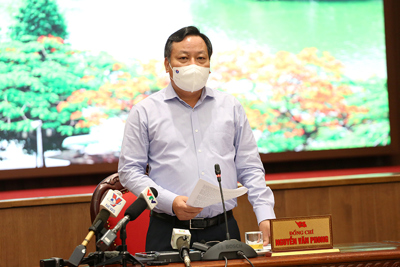 Phó Bí thư Thành ủy Nguyễn Văn Phong: Hà Nội ưu tiên các nguồn lực để phục vụ công tác phòng, chống dịch