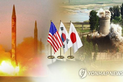 Hàn Quốc, Mỹ, Nhật cam kết "gây sức ép tối đa" đối với Triều Tiên