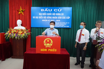 Hơn 214.000 cử tri trên địa bàn quận Long Biên đi bỏ phiếu