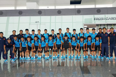 U15 Việt Nam lên đường tham dự Giải vô địch U15 Đông Nam Á 2017