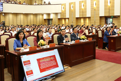 Hơn 35.000 cán bộ tham gia học tập, quán triệt 10 chương trình công tác qua truyền hình trực tiếp: Cách làm hay của Thành ủy Hà Nội