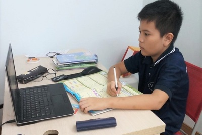 Học sinh Hà Nội sẵn sàng tinh thần kiểm tra cuối kỳ trực tuyến