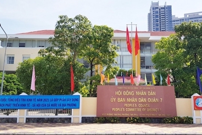 TP Hồ Chí Minh: Phát hiện ca nghi mắc Covid-19, UBND quận 7 tạm dừng hoạt động