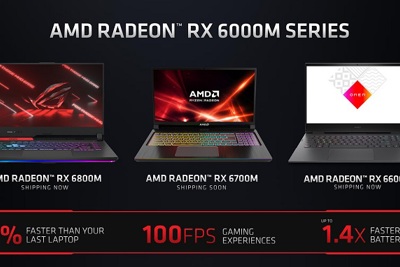 AMD công bố dòng máy tính Radeon RX 6000M mới với kiến trúc RDNA 2