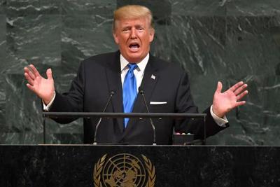 Các nước phản ứng với bài phát biểu đầu tiên của ông Trump tại LHQ