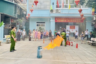 Quận Thanh Xuân: Tăng tuyên truyền phòng cháy, chữa cháy tại khu dân cư