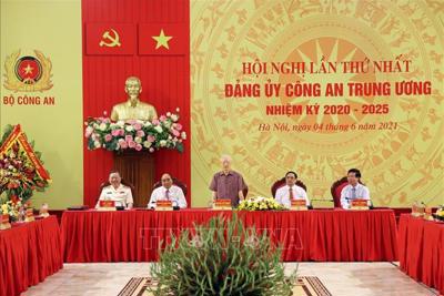 Tổng Bí thư Nguyễn Phú Trọng: Sự lãnh đạo của Đảng ủy Công an Trung ương phải sát sao, sắc bén, kịp thời