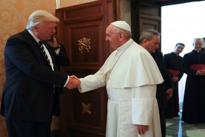 Tổng thống Trump gặp Giáo hoàng Francis tại tòa thánh Vatican