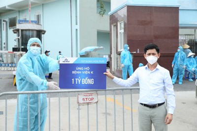Hòa Phát tiếp tục ủng hộ 3 tỷ đồng hỗ trợ công tác phòng chống dịch Covid-19