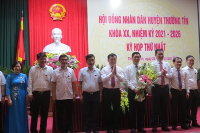 Ông Kiều Xuân Huy tái đắc cử chức danh Chủ tịch UBND huyện Thường Tín