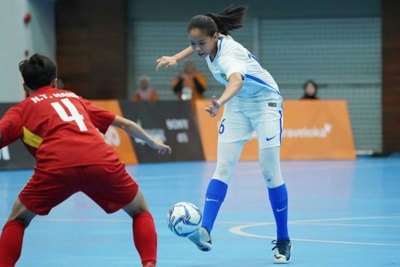 Futsal nữ Việt Nam giành 1 điểm trước đội chủ nhà Malaysia