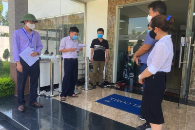 Hải Dương: Một doanh nghiệp bị tạm dừng hoạt động do vi phạm công tác phòng chống dịch Covid-19