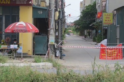 Huyện Thường Tín: Phong toả một ngõ tại xã Văn Bình, nơi có ca bệnh mắc Covid-19 là cán bộ bệnh viện huyện