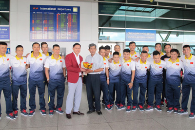 Futsal nam và nữ Việt Nam lên đường tham dự SEA Games 29