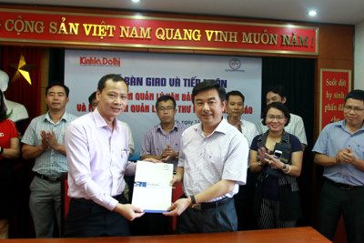 EFY Việt Nam tặng phần mềm chỉ đạo, điều hành cho báo Kinh tế & Đô thị