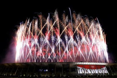 Những hình ảnh ấn tượng tại lễ khai mạc Olympic Tokyo 2020 “có một không hai”